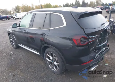 2023 BMW X3 xDrive30I из США, поврежденный, VIN 5UX53DP0XP9P14751